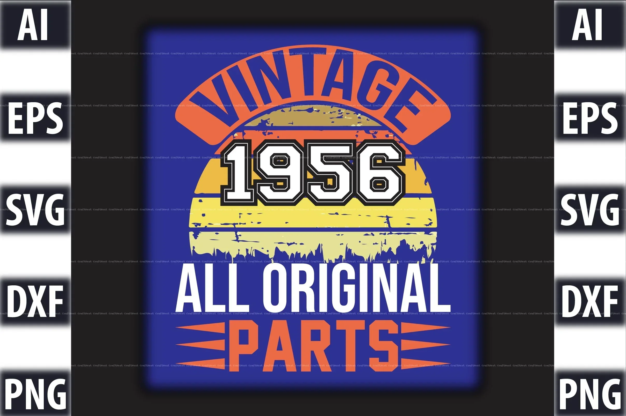 Vintage T-Shirt Design SVG Bundle - Image 18