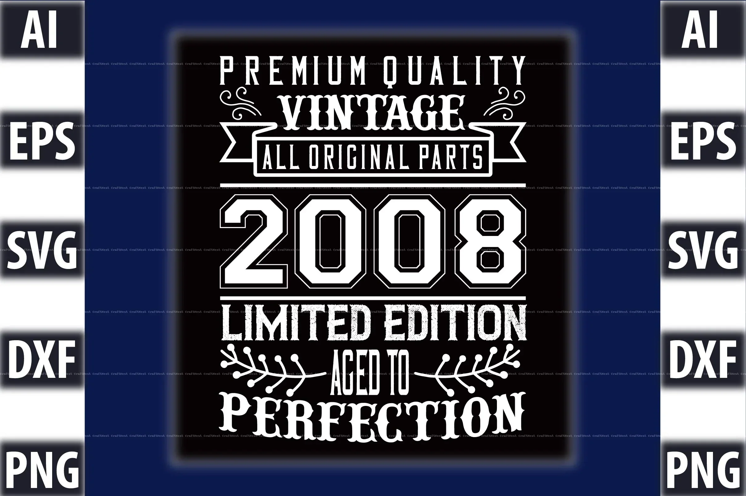 Vintage T-Shirt Design SVG Bundle - Image 4
