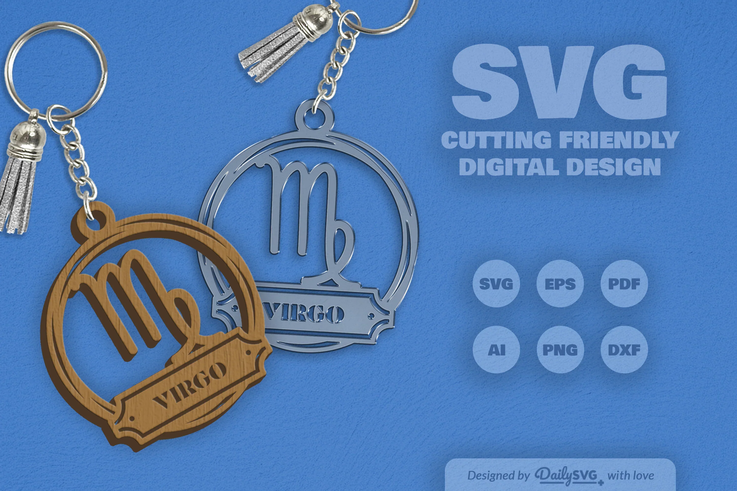 Virgo Zodiac Sign SVG Bundle - Image 2