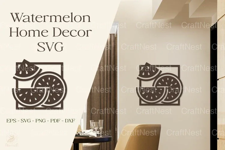 Watermelon Home Decor SVG Bundle