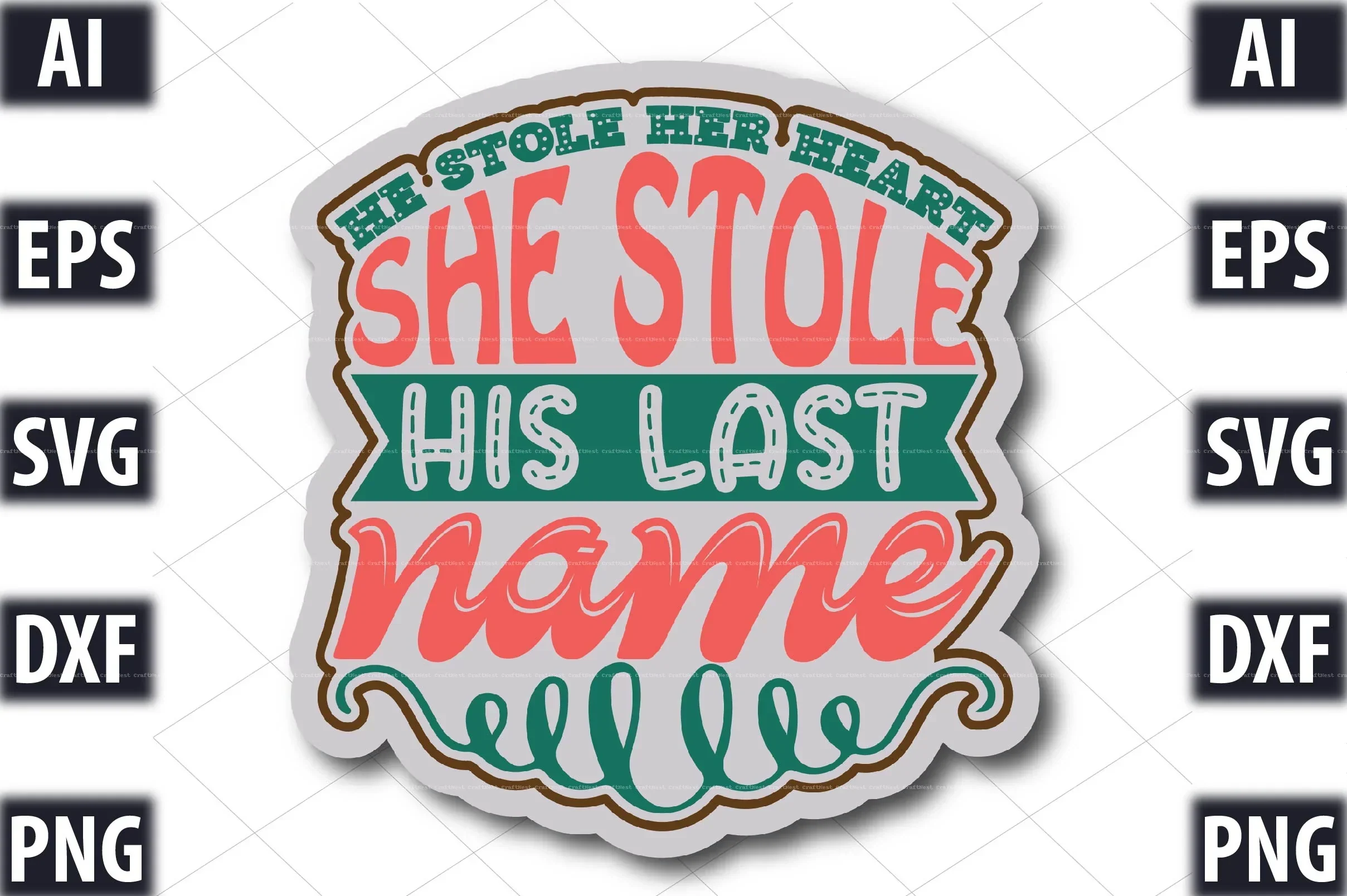 Wedding Design SVG Bundle - Image 10