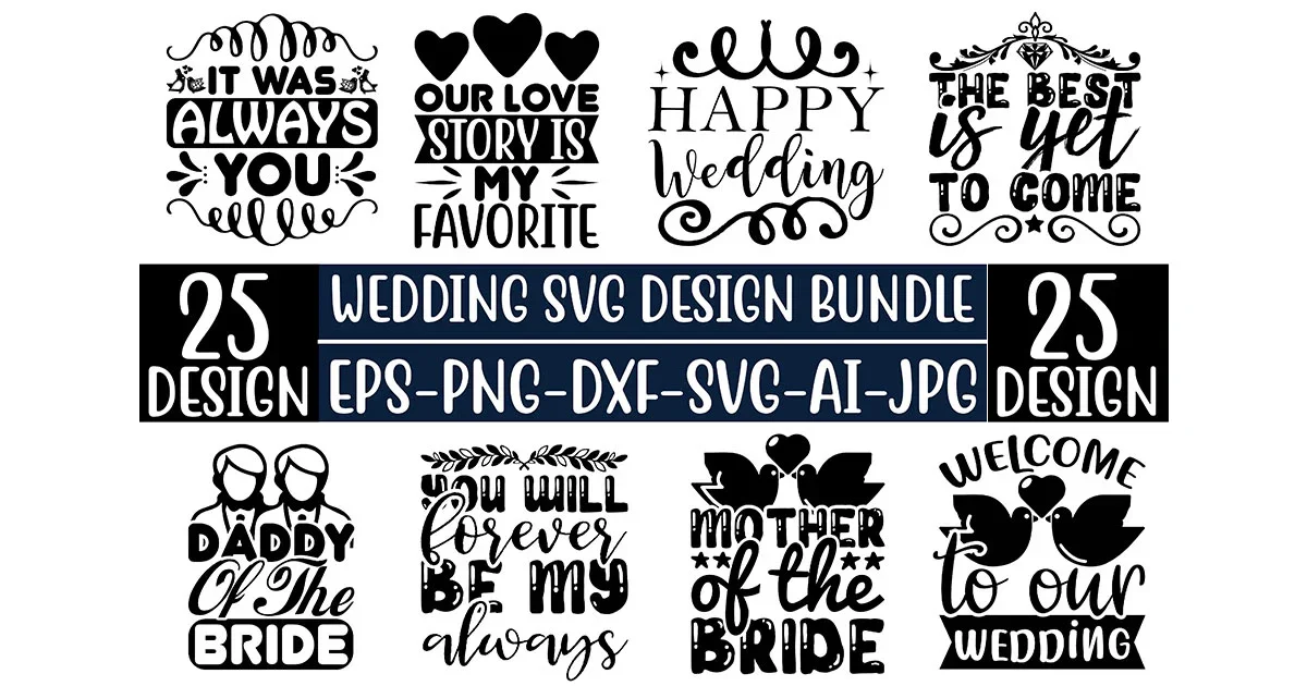 Wedding SVG Bundle