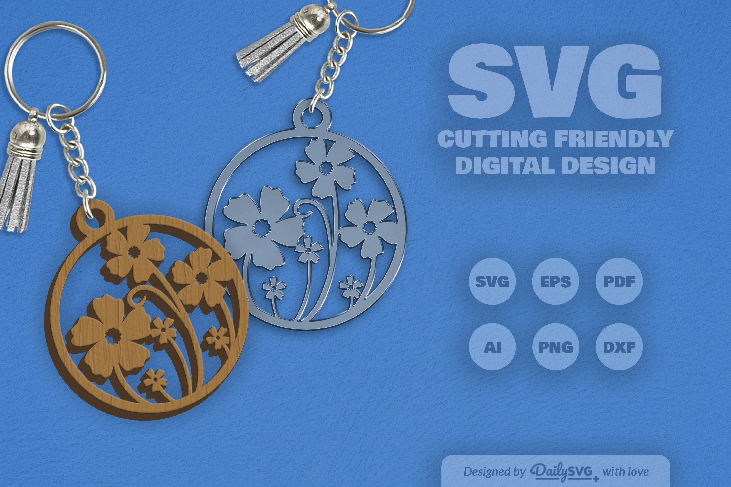 Wild Floral Round SVG Bundle - Image 2