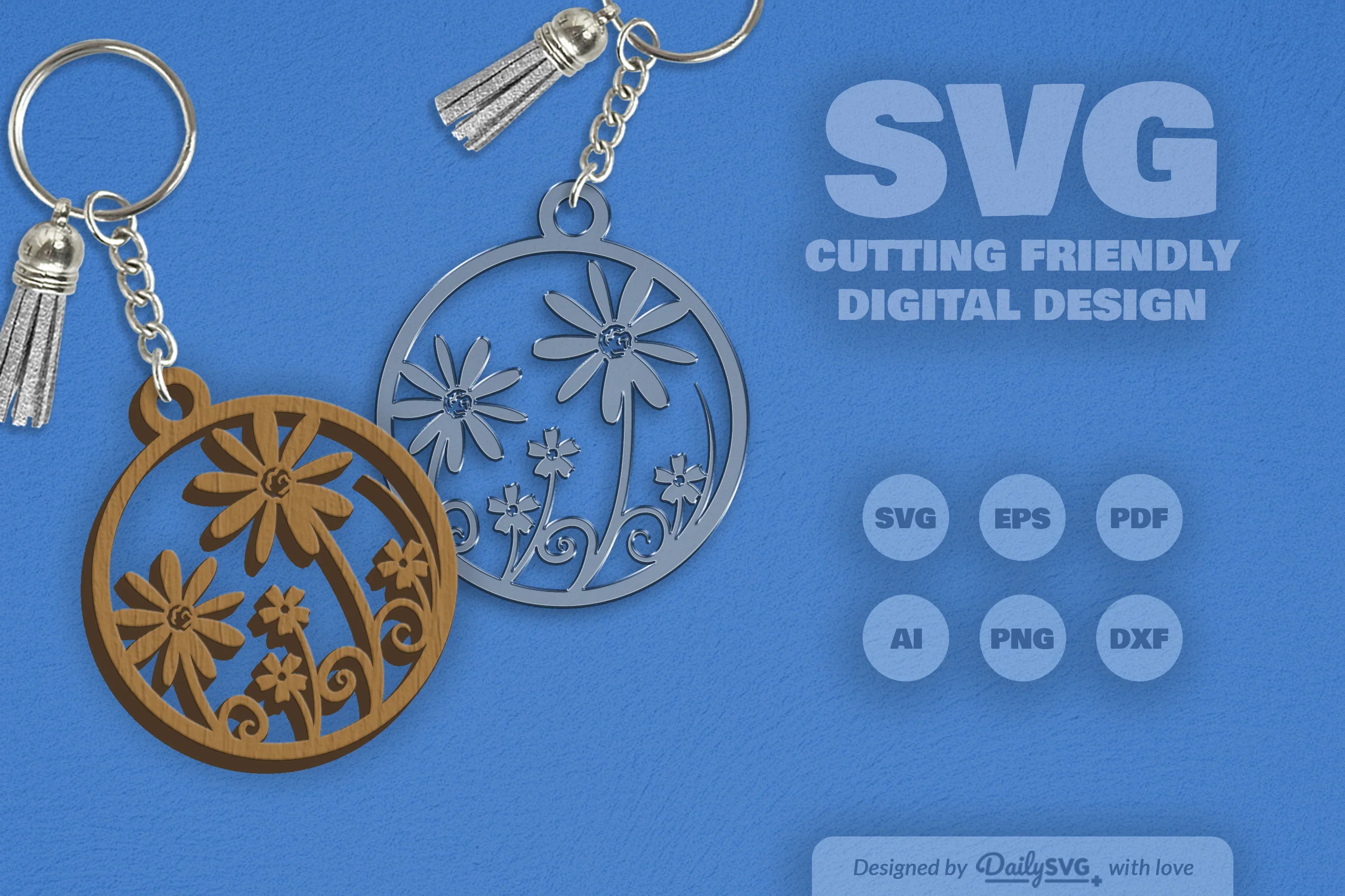 Wild Floral Round SVG Bundle - Image 2