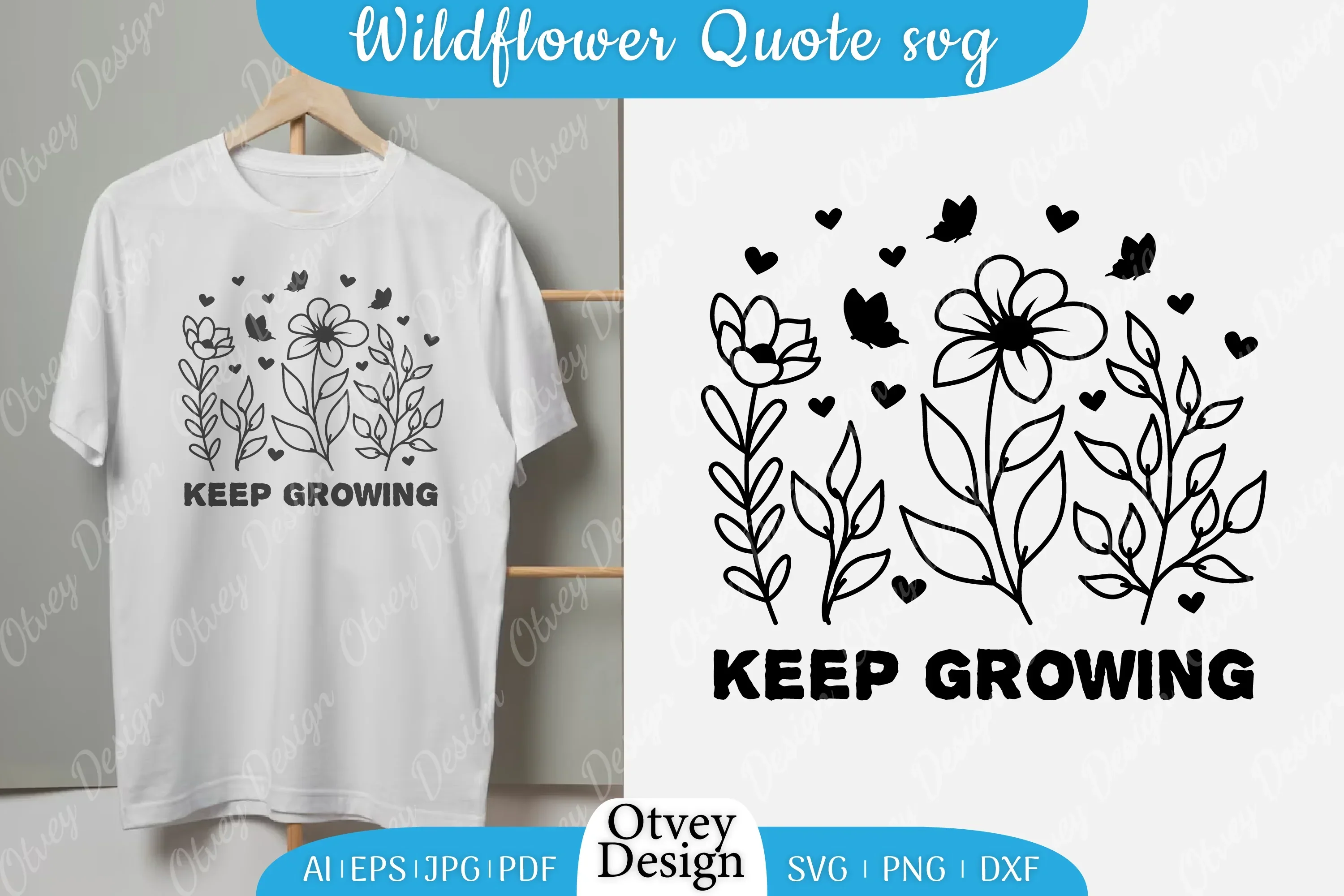 Wildflowers Motivational Sayings SVG Bundle