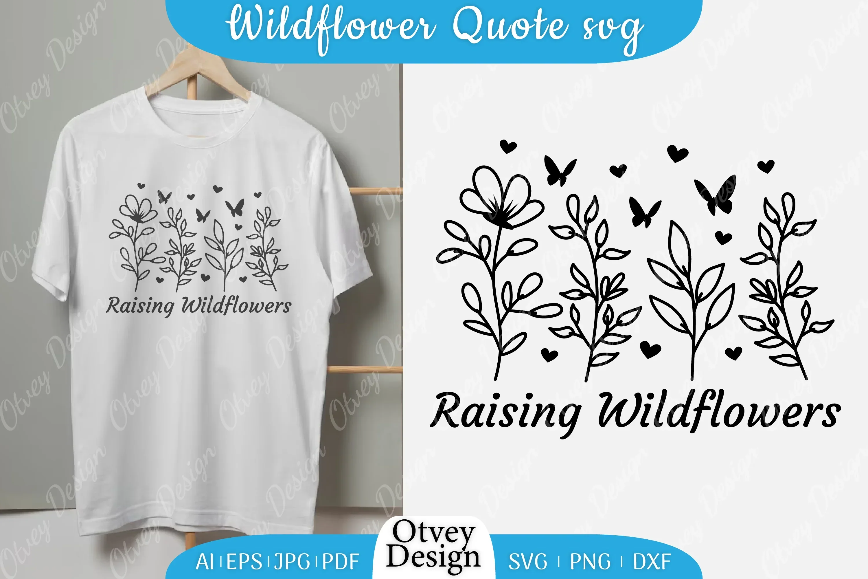 Wildflowers Quote Motivational Sayings SVG Bundle