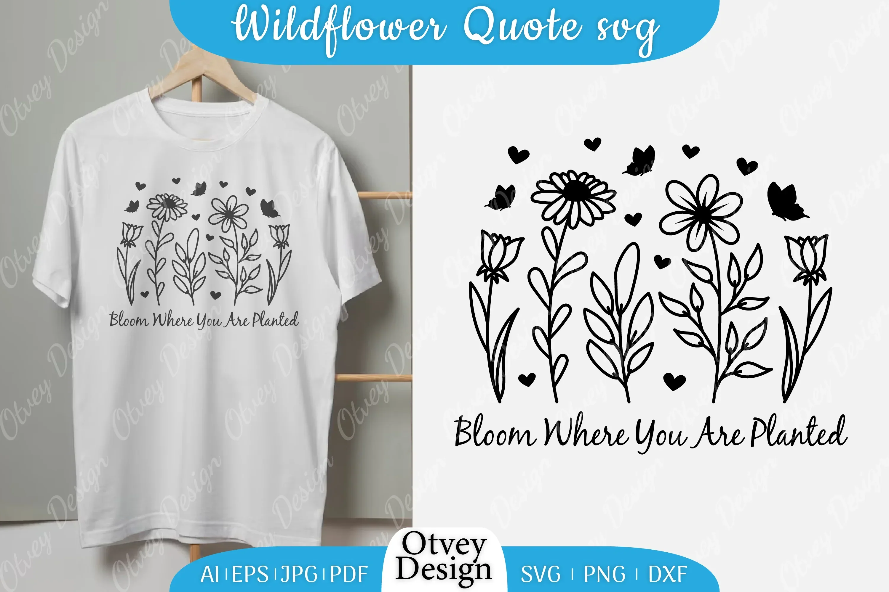 Wildflowers Quote Motivational Sayings SVG Bundle