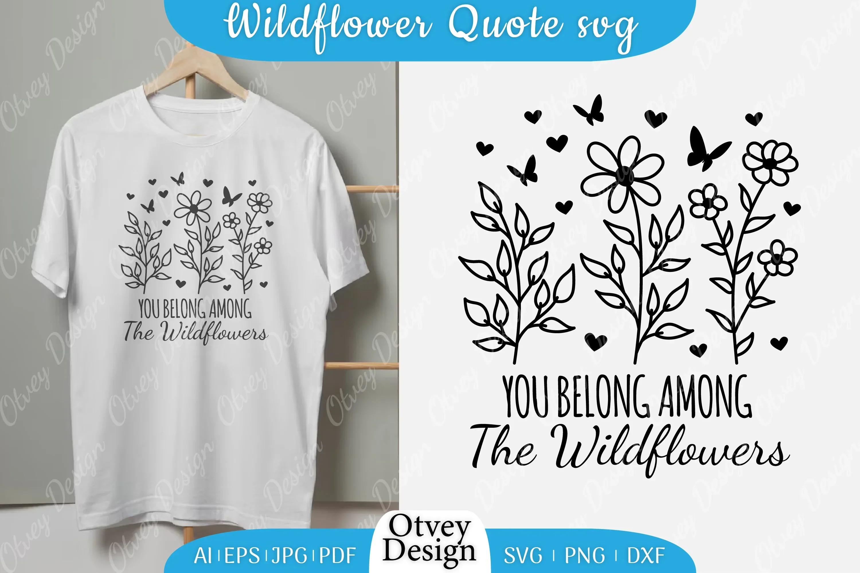 Wildflowers Quote Motivational Sayings SVG Bundle