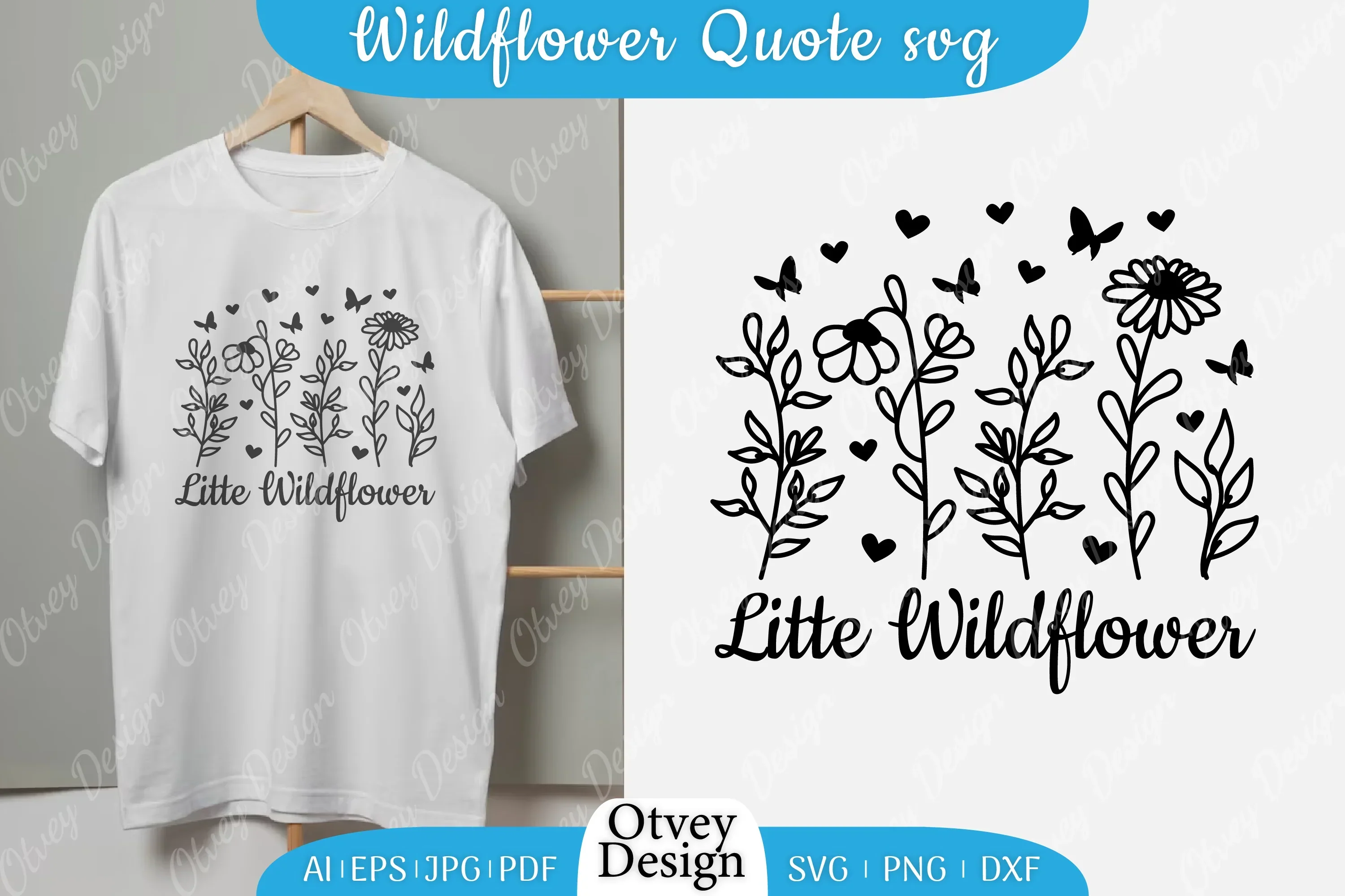 Wildflowers Quote Motivational Sayings SVG Bundle