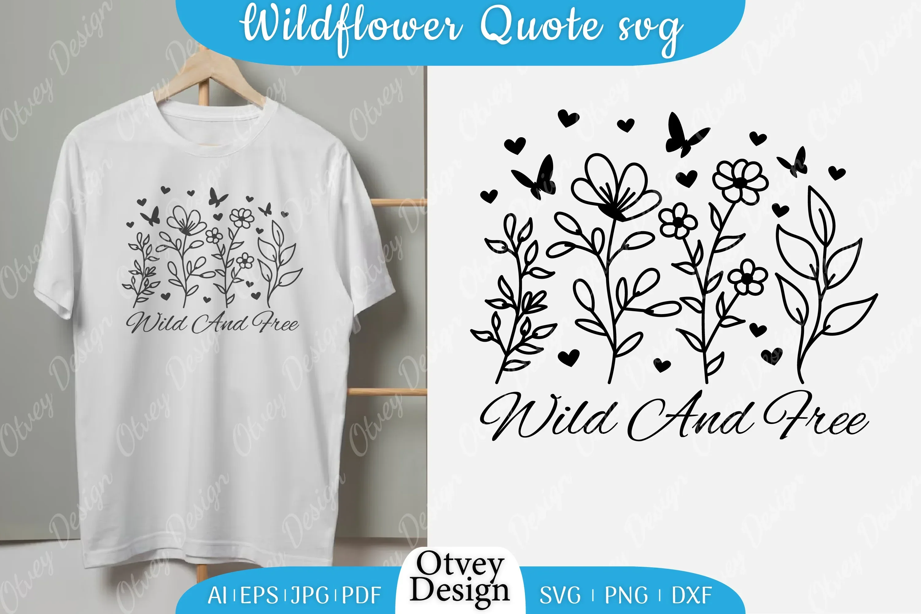 Wildflowers Quote Motivational Sayings SVG Bundle