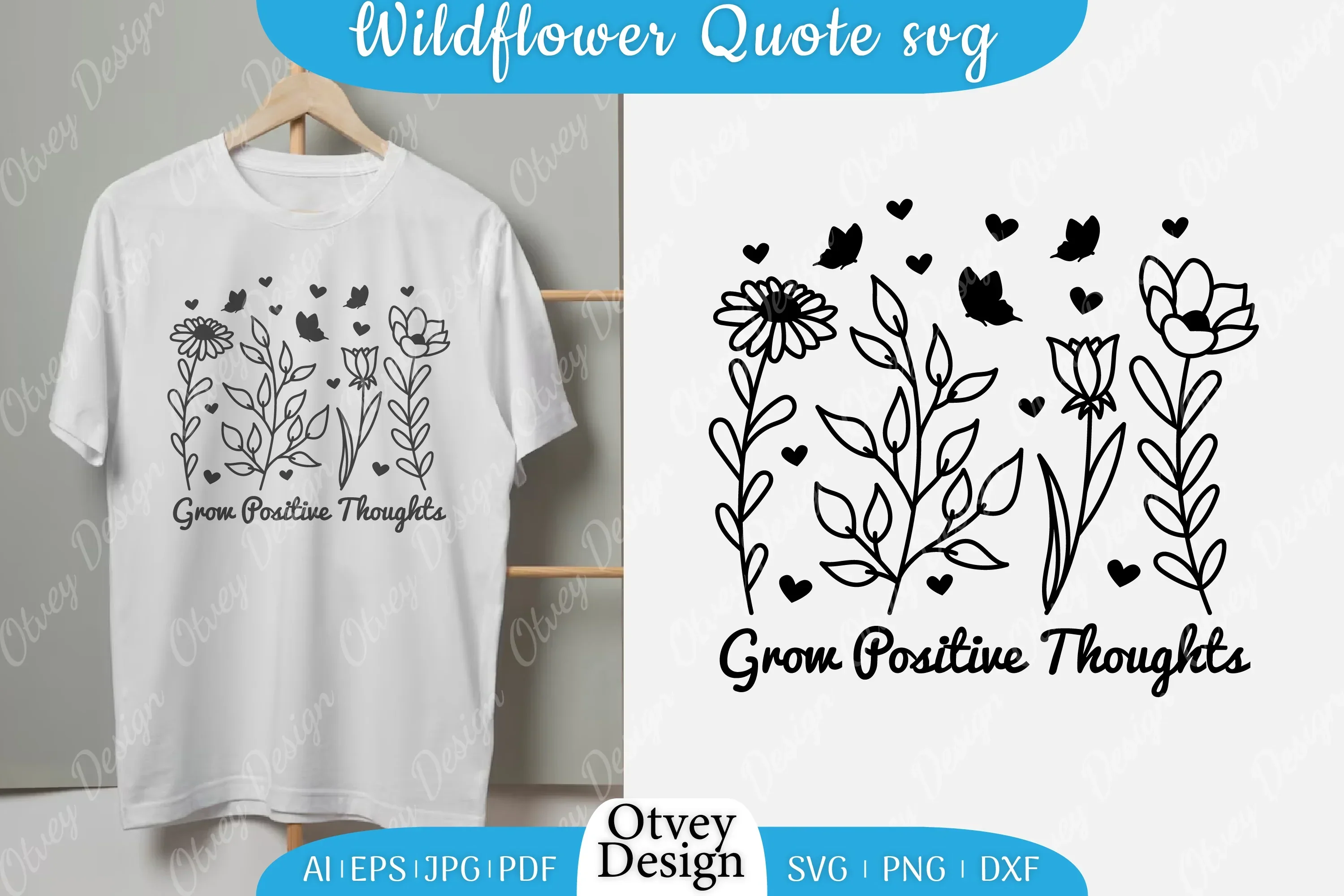 Wildflowers Quote Motivational Sayings SVG Bundle
