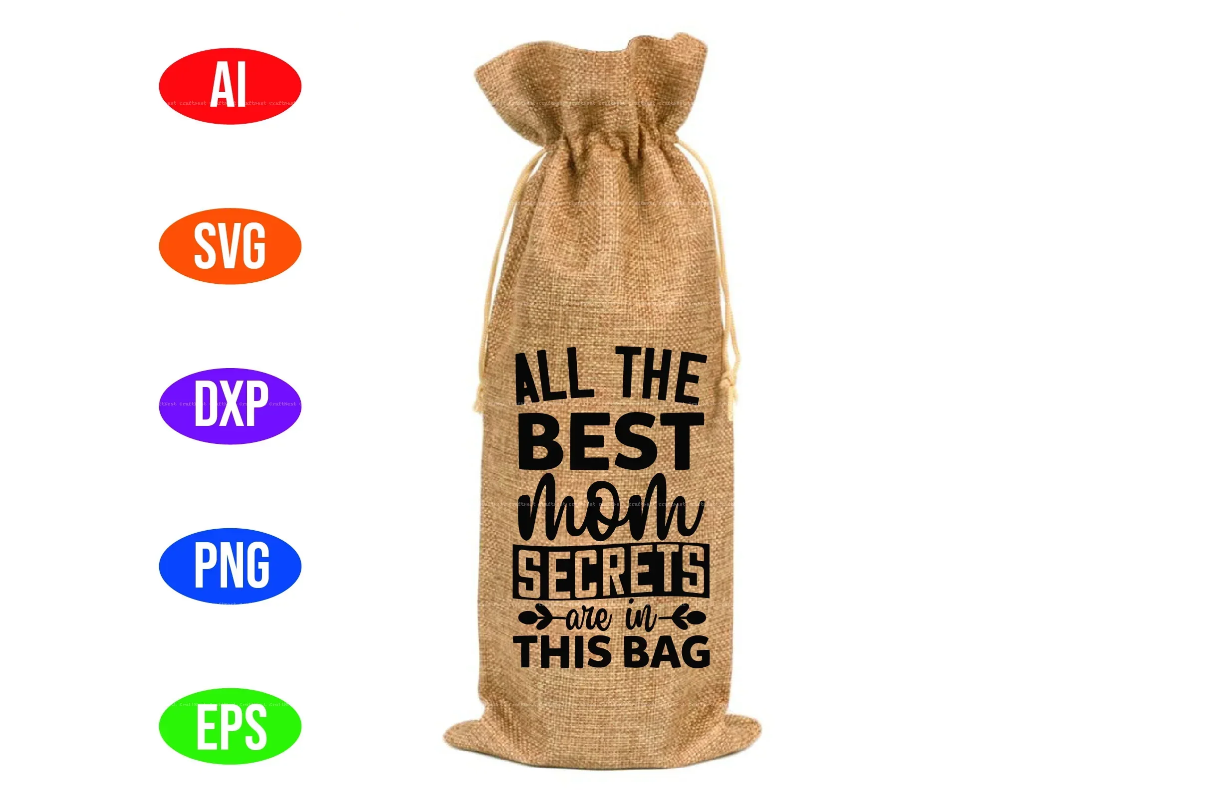 Wine Bag Design SVG Bundle - Image 13