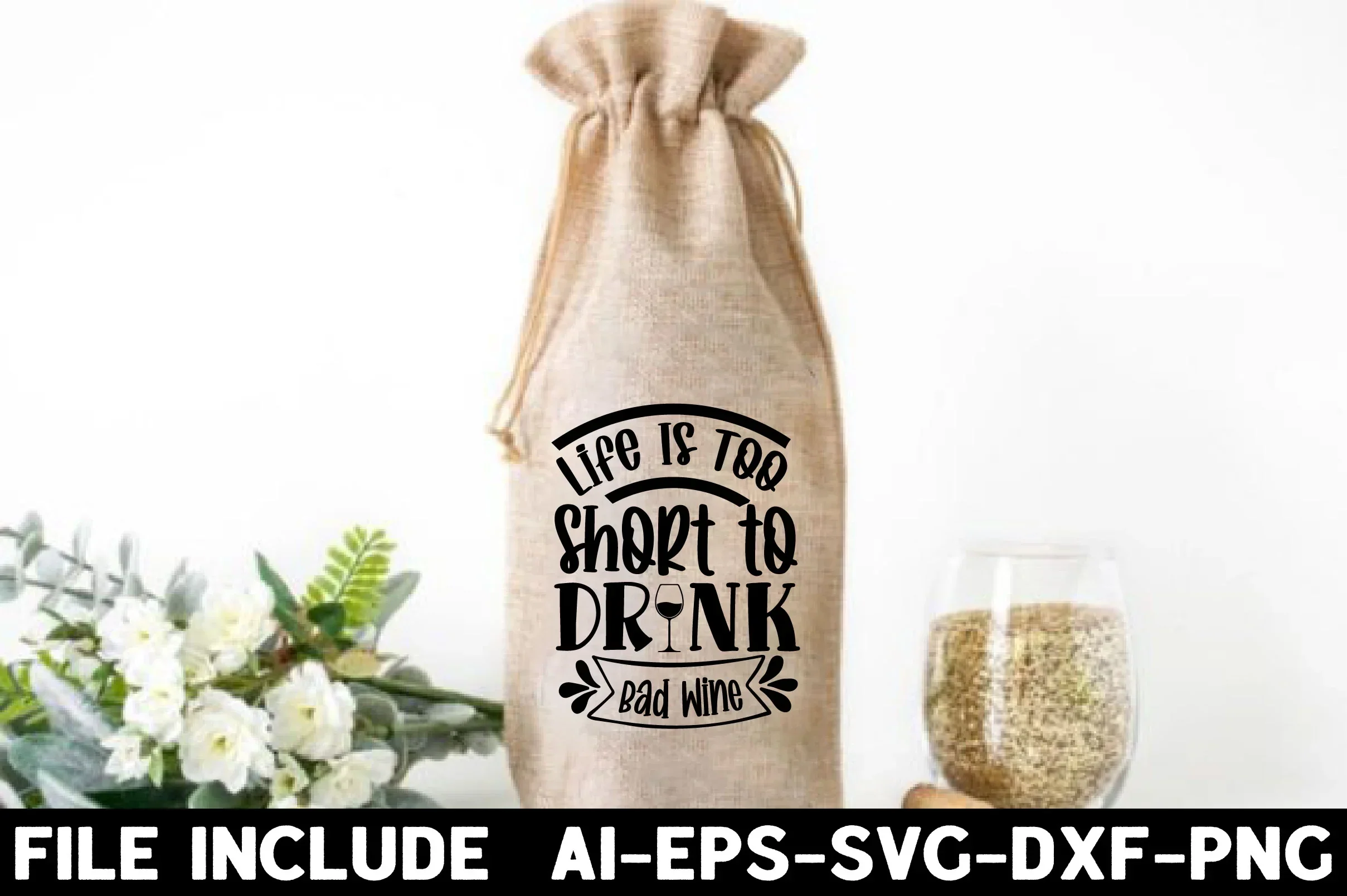 Wine Bag SVG Bundle - Image 4