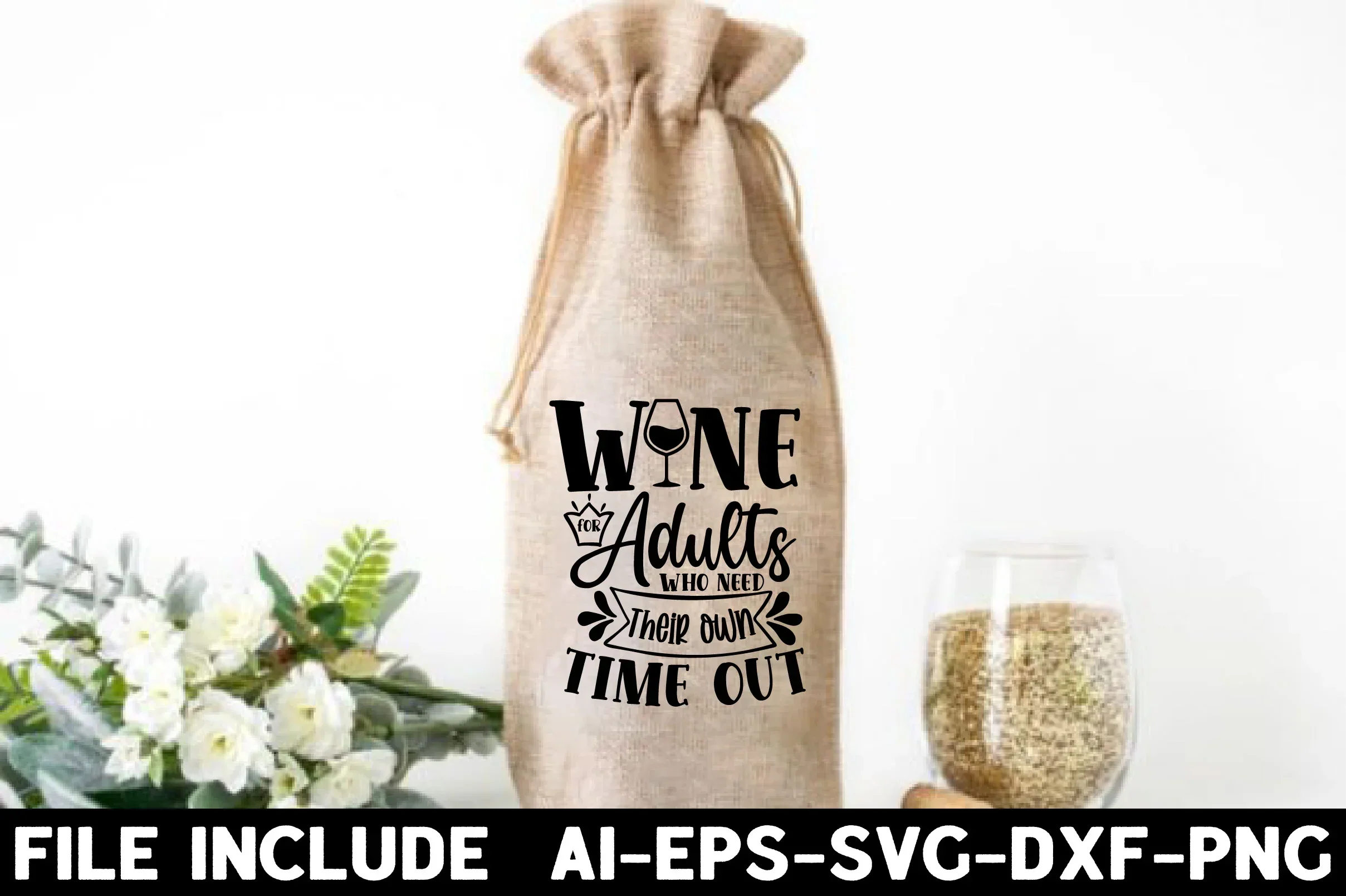 Wine Bag SVG Bundle - Image 9