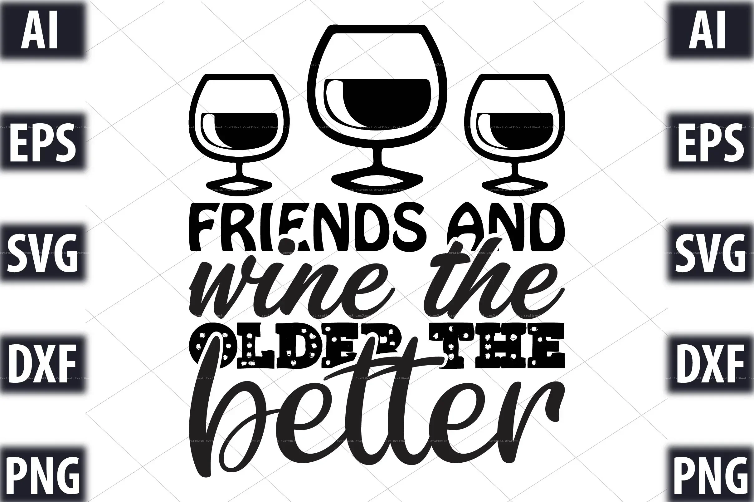 Wine Design SVG Bundle - Image 13