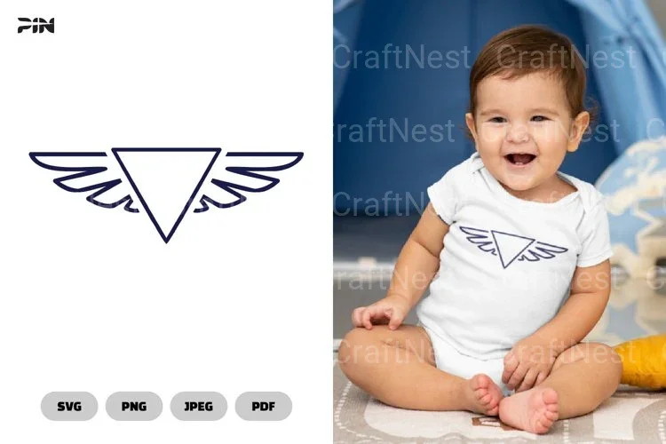 Winged Frame SVG Bundle