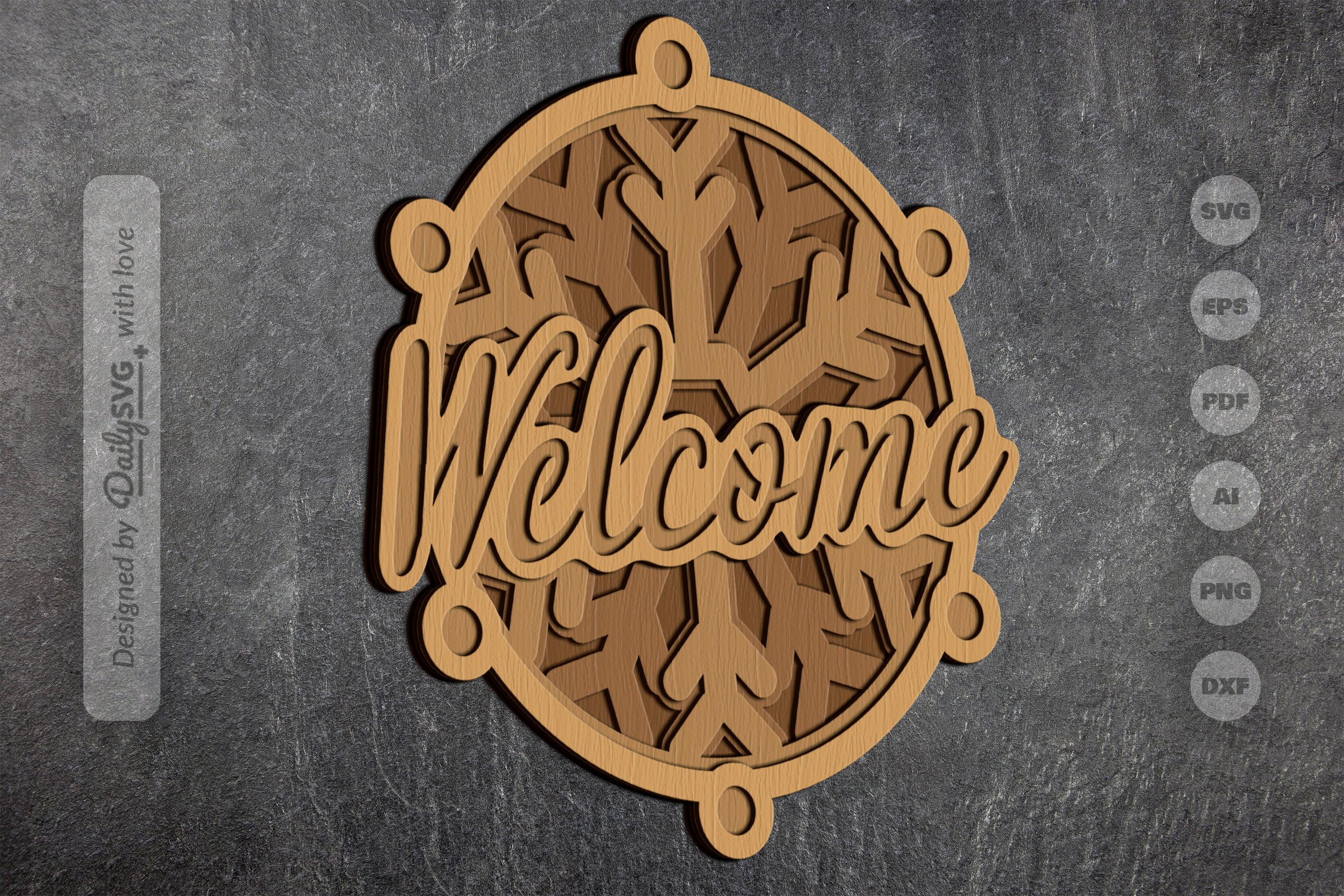 Winter Snowflake Laser Cut SVG Bundle - Image 3