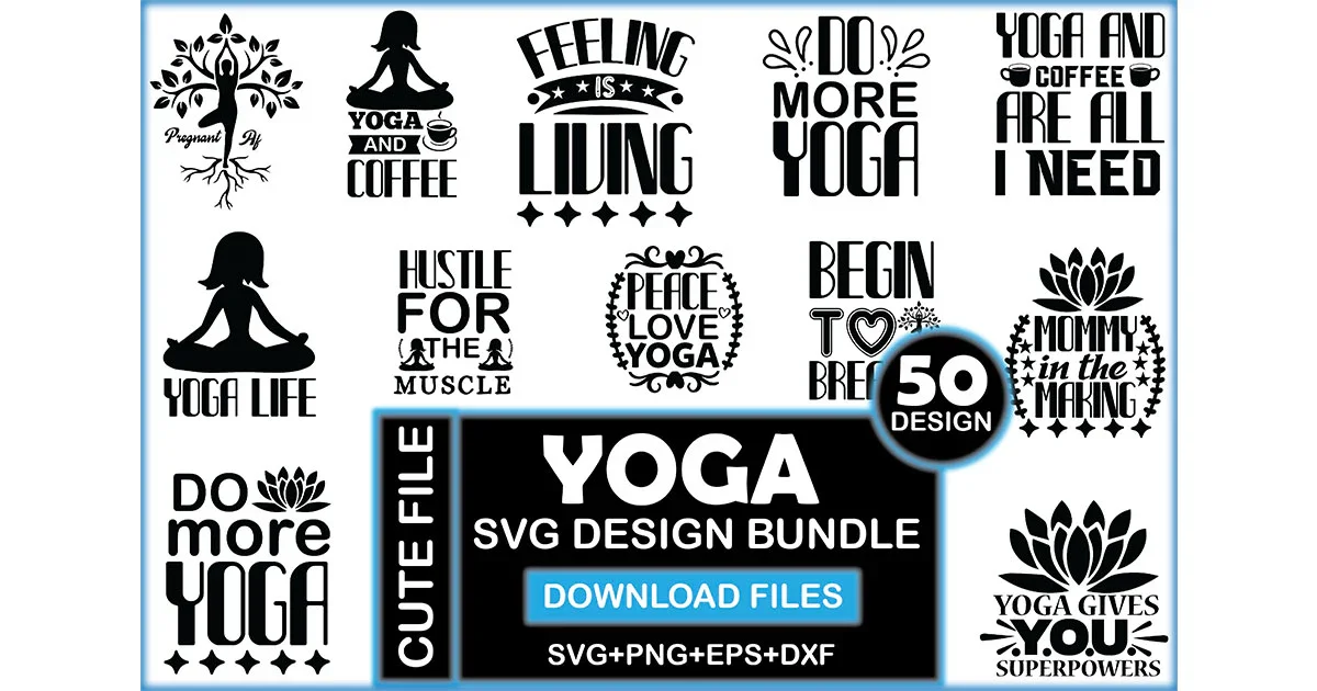 Yoga SVG Bundle