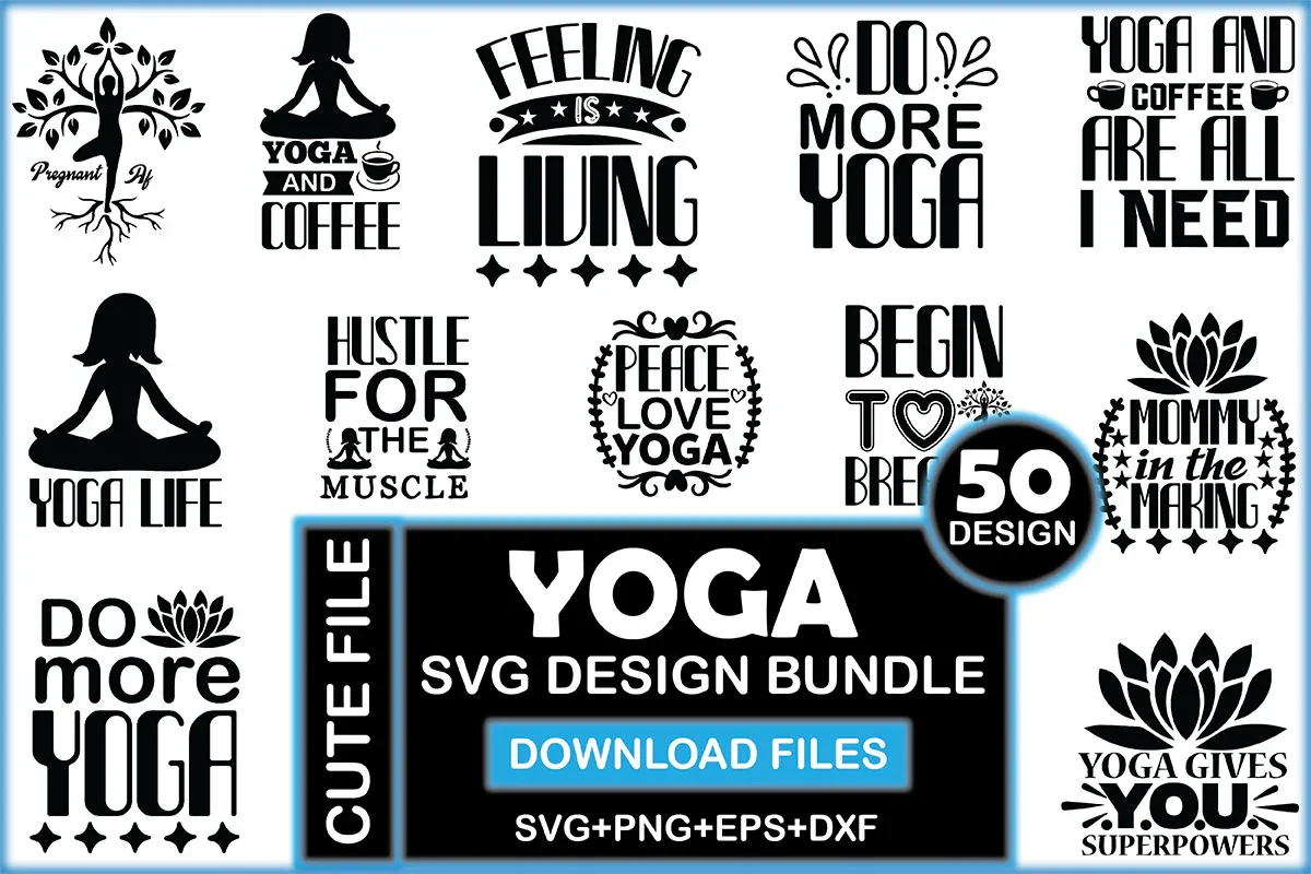 Yoga SVG Bundle - Image 3