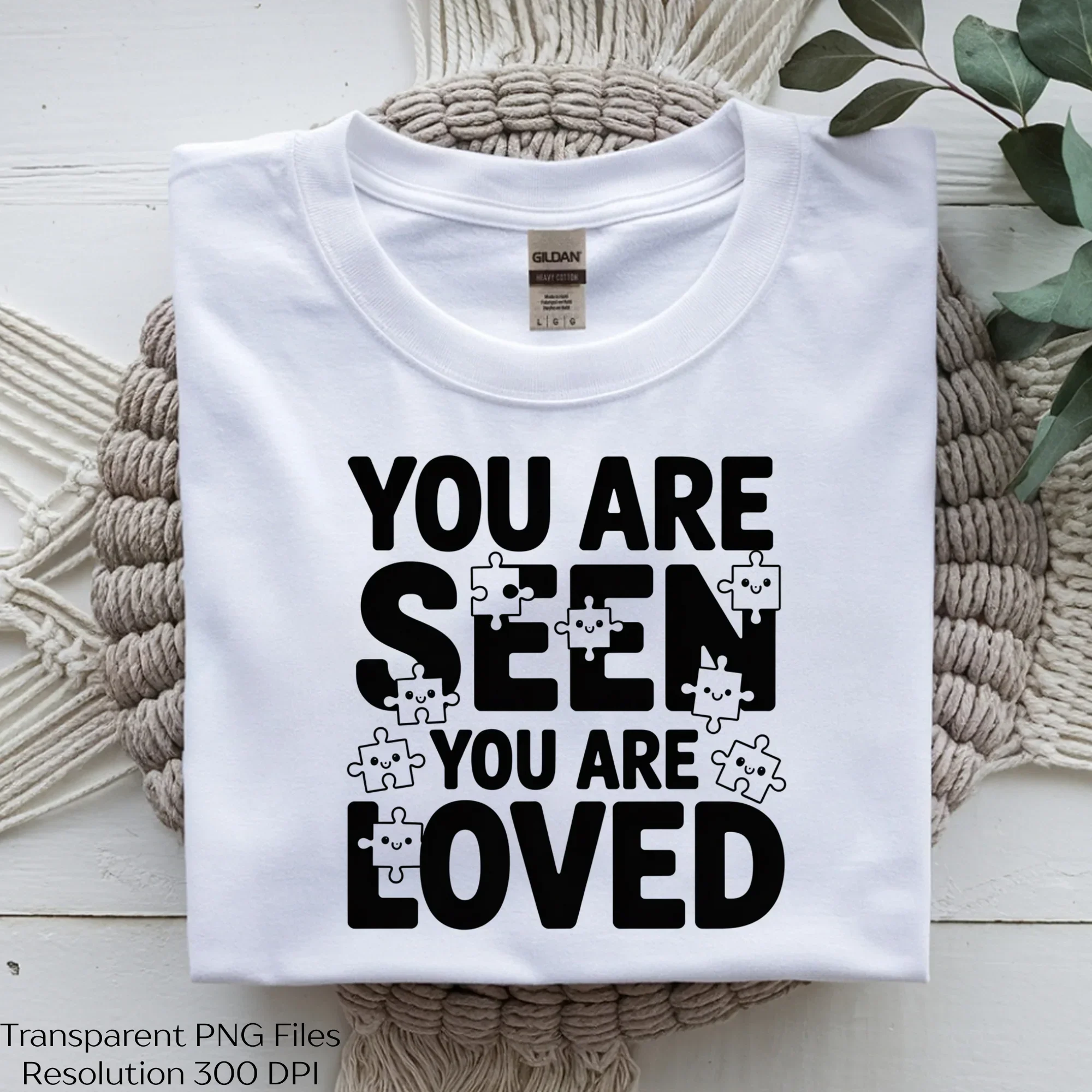 You Are Seen Loved Autism SVG Bundle