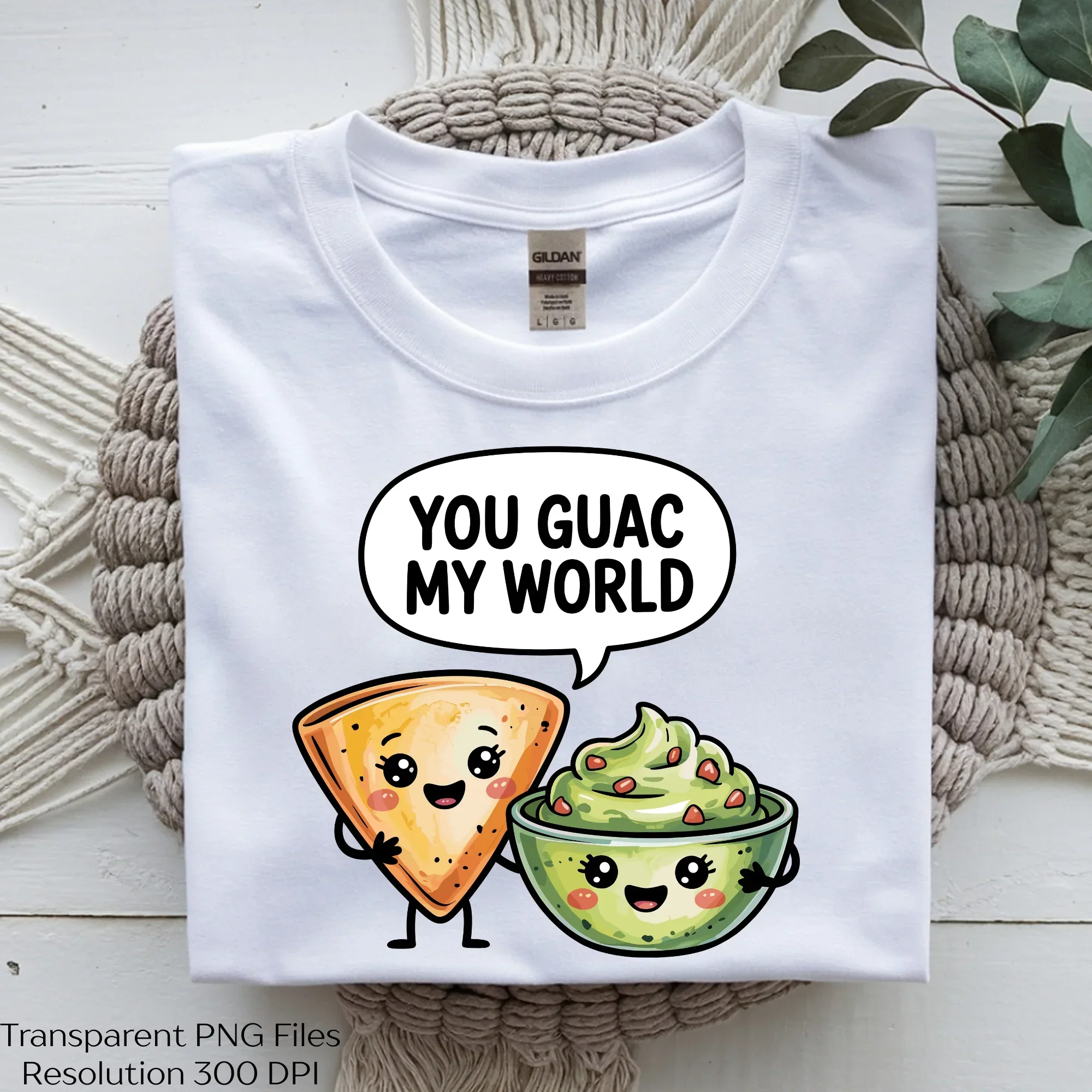 You Guac My World Kawaii Food Pun SVG Bundle