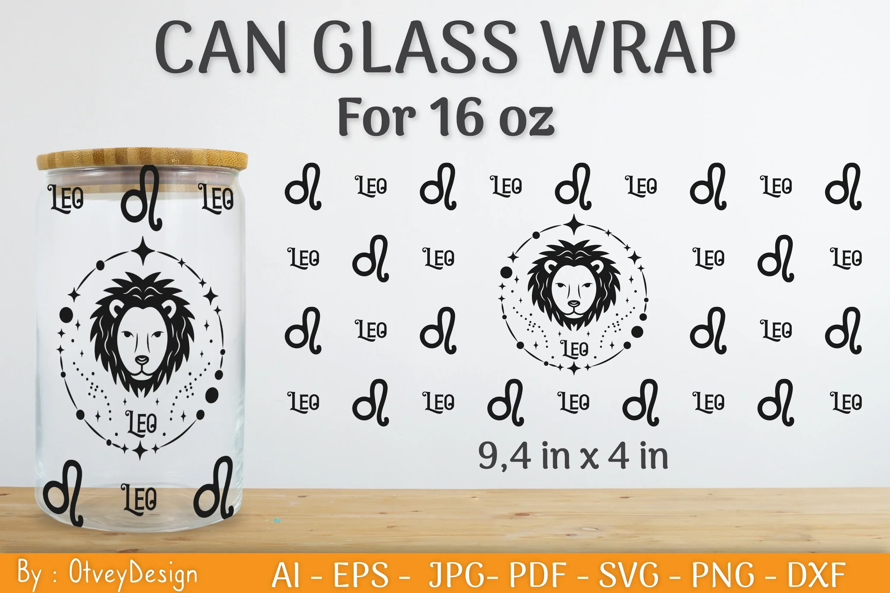 Zodiac Beer Can Glass 16 OZ SVG Bundle