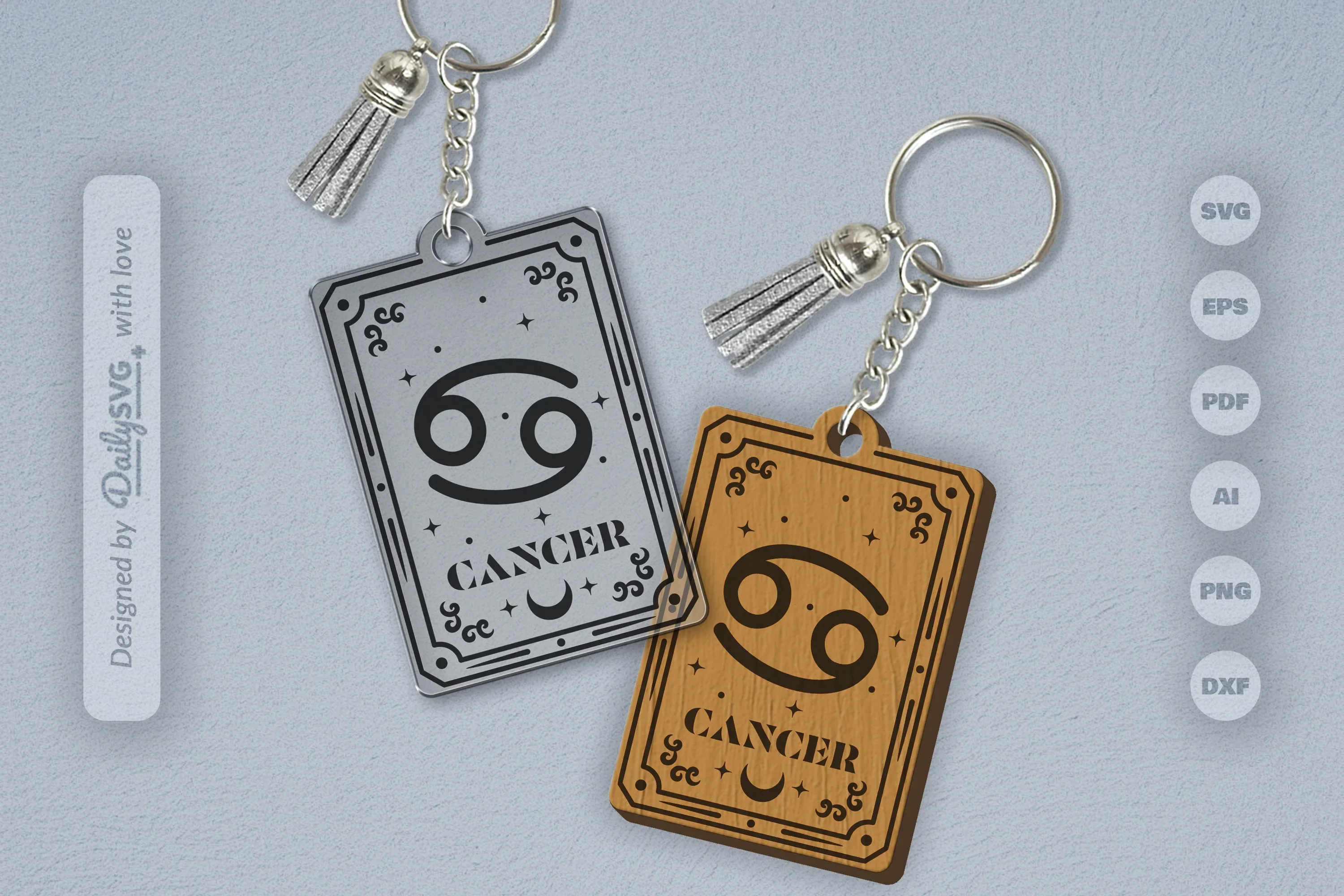Zodiac Cancer SVG Card SVG Bundle